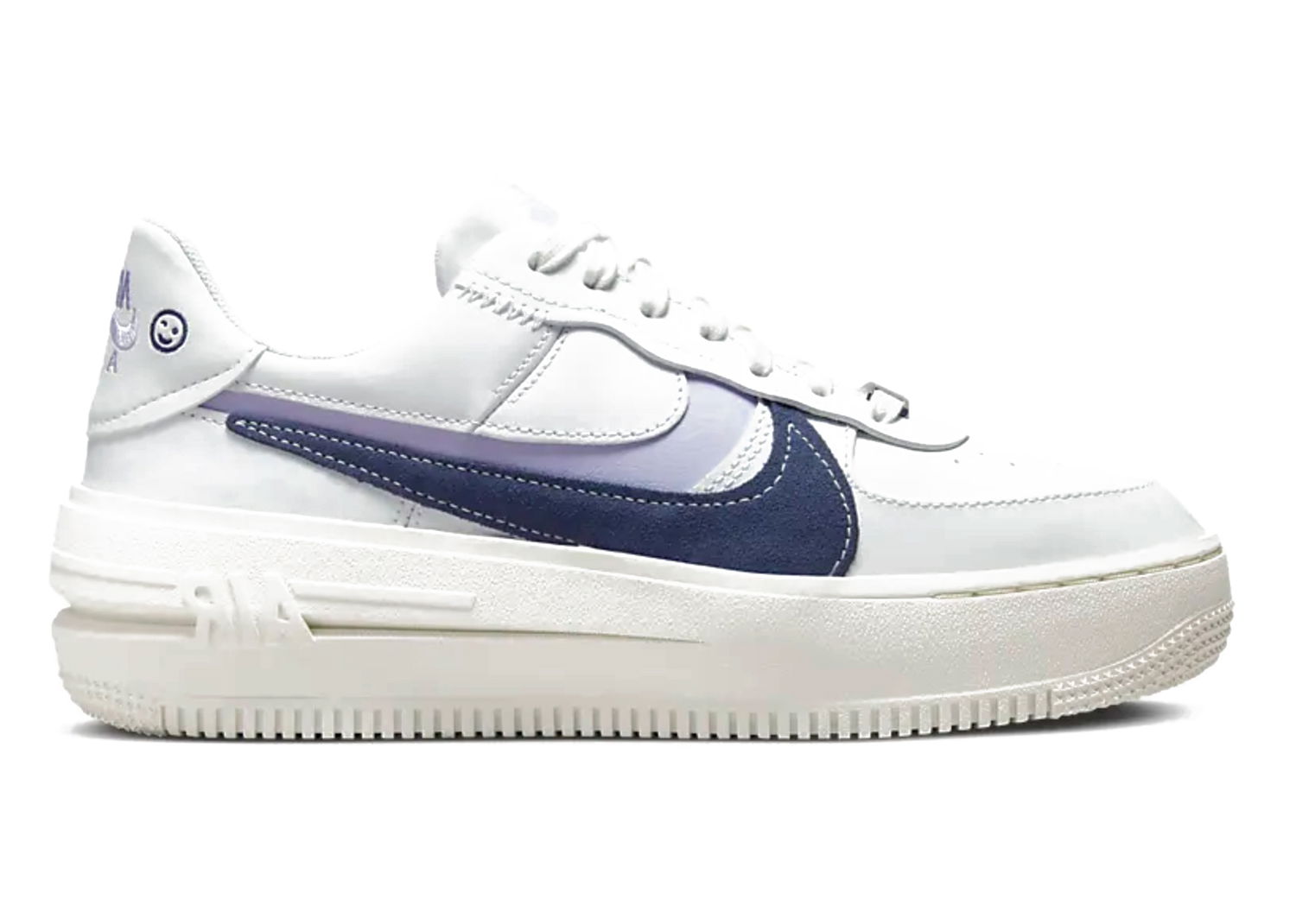 Кецове и обувки Nike Air Force 1 PLT.AF.ORM Summit White Oxygen Purple W Бяло | FD0382-121, 0