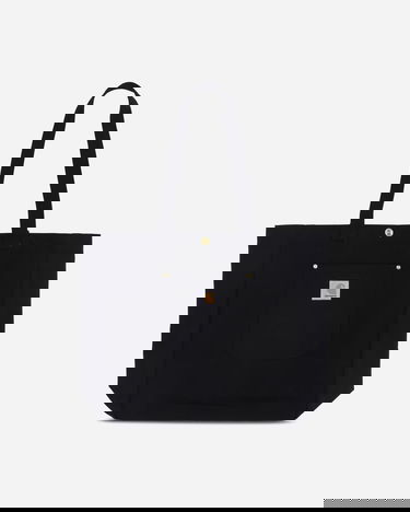 Голяма пазарска чанта Carhartt WIP Bay Canvas Tote Bag with Front Pocket Черно | I036333 8901, 0