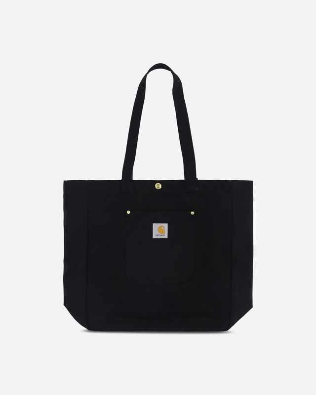 Bay Canvas Tote Bag with Front Pocket