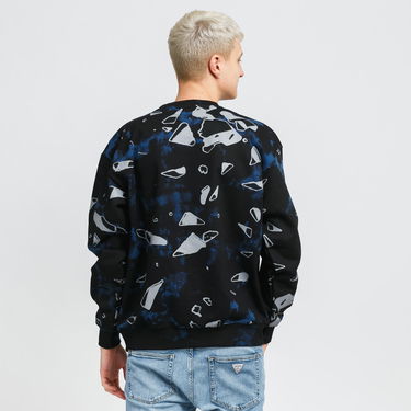 Суитчър MARKET Shattered Backboard Tie-Dye Crewneck Черно | 398000029 / 190134, 2