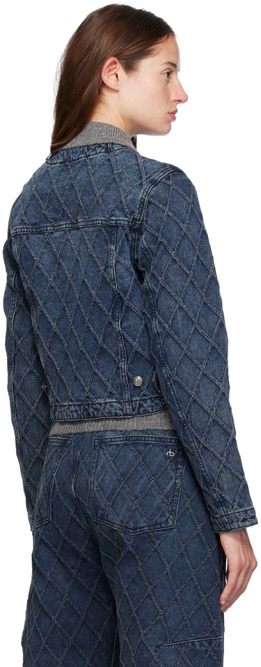 Яке rag & bone Quilted Denim Jacket Синьо | WDD24F1438Q2KA, 2