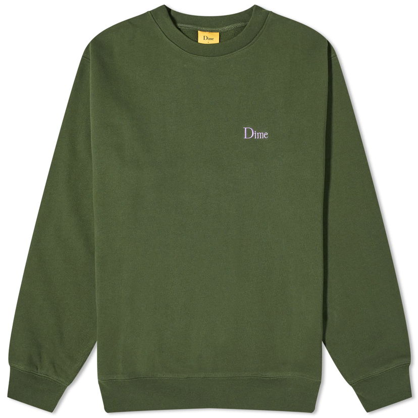 Пуловер Dime Classic Small Logo Sweater Зелено | DIMEHO2320FOR