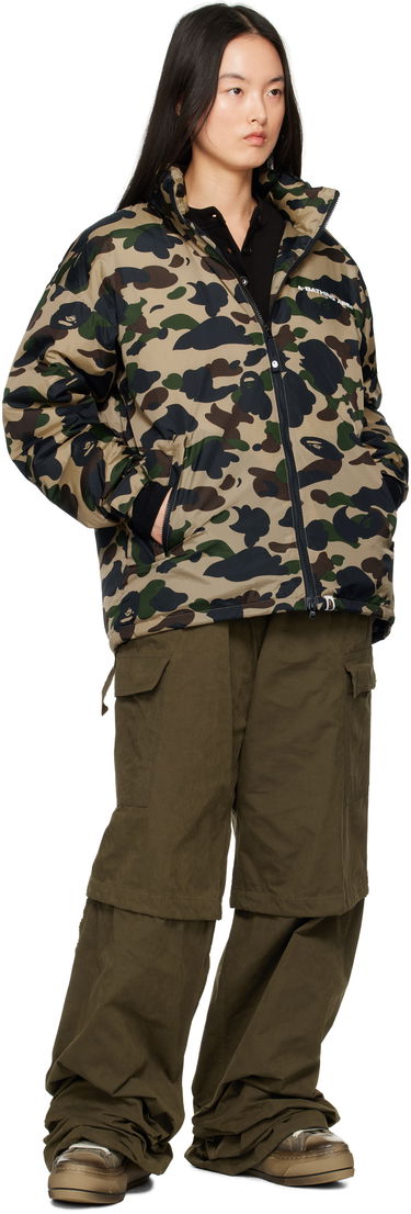 Пухо яке BAPE A Bathing Ape 1st Camo Down Jacket Зелено | 001DNK802004L, 3
