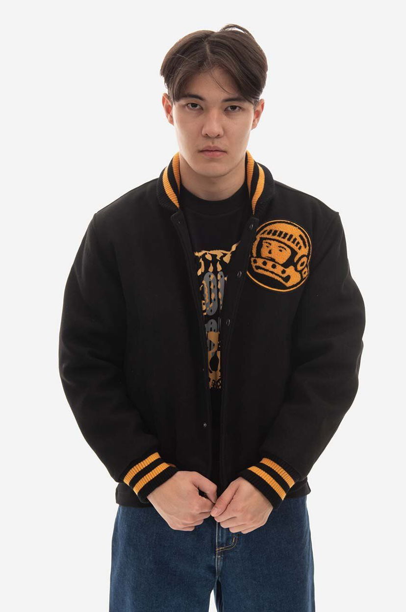 Яке бомбър BILLIONAIRE BOYS CLUB Varsity Jacket Черно | B22301