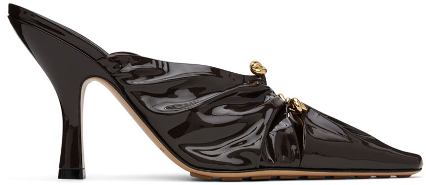 Кецове и обувки Bottega Veneta Bunnie Mules "Brown" Кафяво | 753690 V3H50, 0