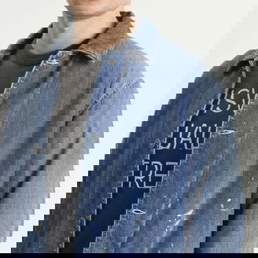 Яке visvim Social Sculpture DMGD Paint Splatter Denim Work Jacket Синьо | 0125205006003, 5