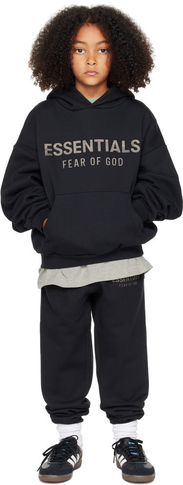 Суитчър Fear of God ESSENTIALS Fleece Hoodie Черно | 785SP252040K, 3