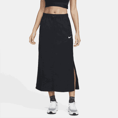 Пола Nike Sportswear Essential Woven High-Rise Skirt Черно | DM6249-010, 0