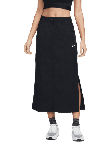 Пола Nike Sportswear Essential Woven High-Rise Skirt Черно | DM6249-010