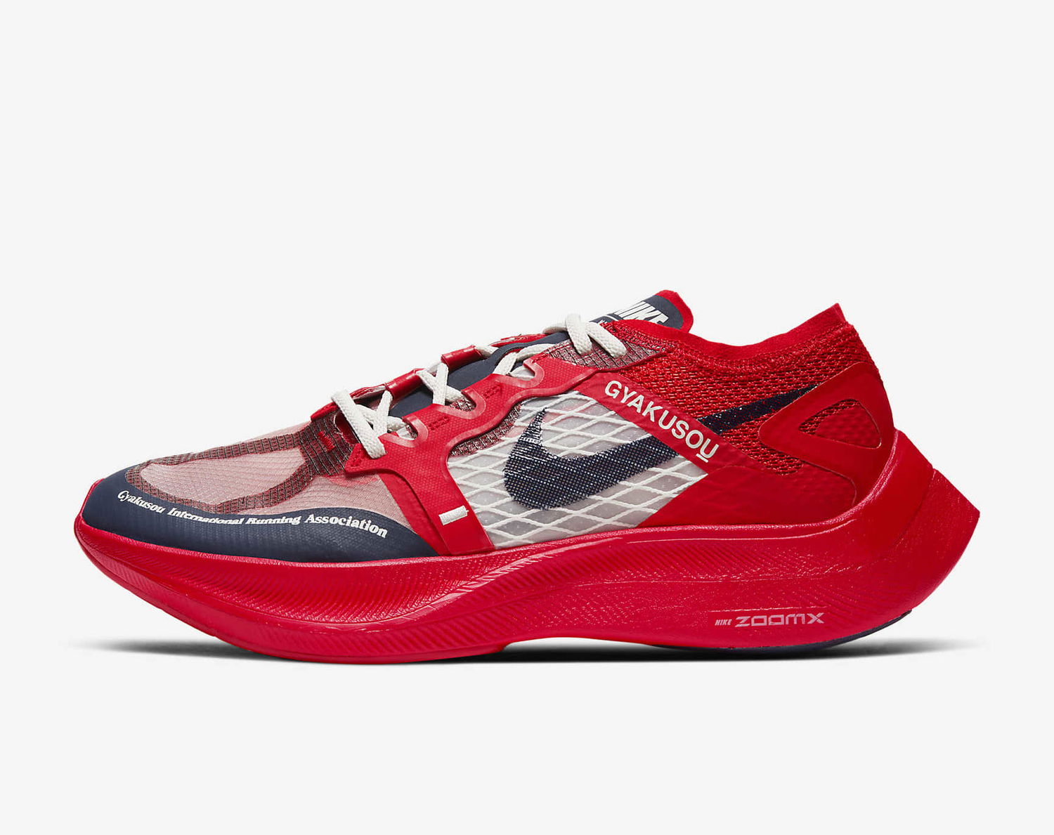 Кецове и обувки Nike Gyakusuo x ZoomX Vaporfly NEXT% "University Red Blue" Червено | CT4894-600, 0