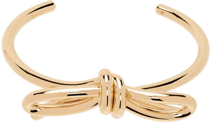 Гривна Valentino Garavani Bow Scoobies Bracelet "Gold" Металик | 4W2J0U54MET, 0