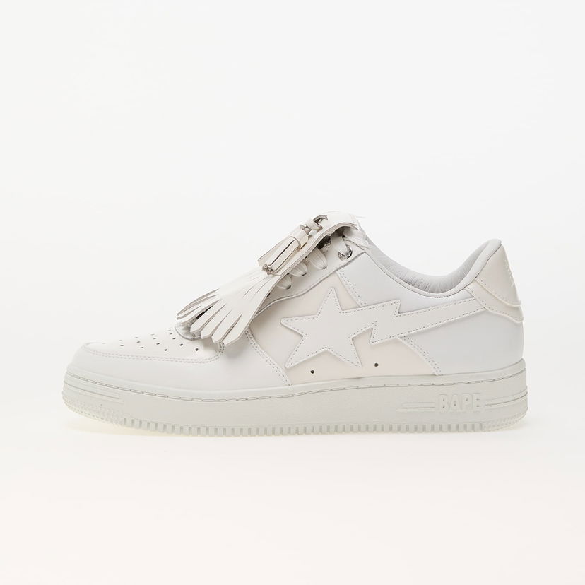 Кецове и обувки BAPE A BATHING APE Bape Sta Quilt Tassel White Бяло | 001FWJ701003M WHT