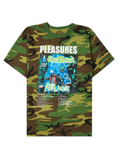 Тениска Pleasures Atliens T-Shirt Многоцветен | P22SP040 CAMO