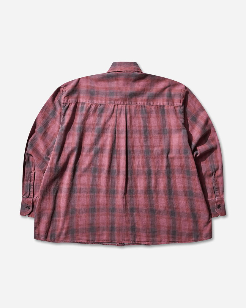 Риза OUR LEGACY Borrowed Shirt Idaho Бургунди | M4252BIDC 001
