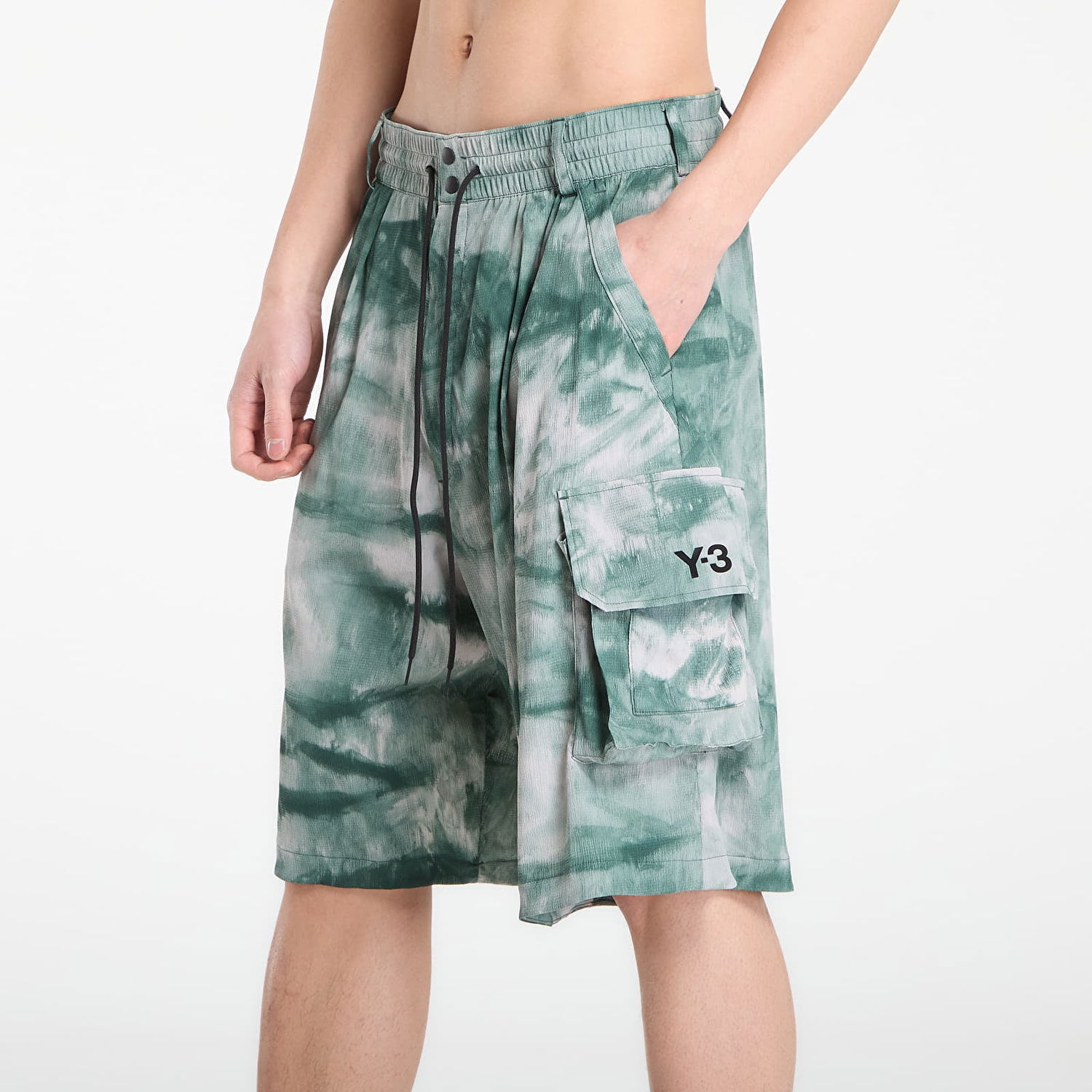 Къси панталони Y-3 Y-3 Aop Nylon Drawstring Cargo Shorts Многоцветен | KS5221, 1