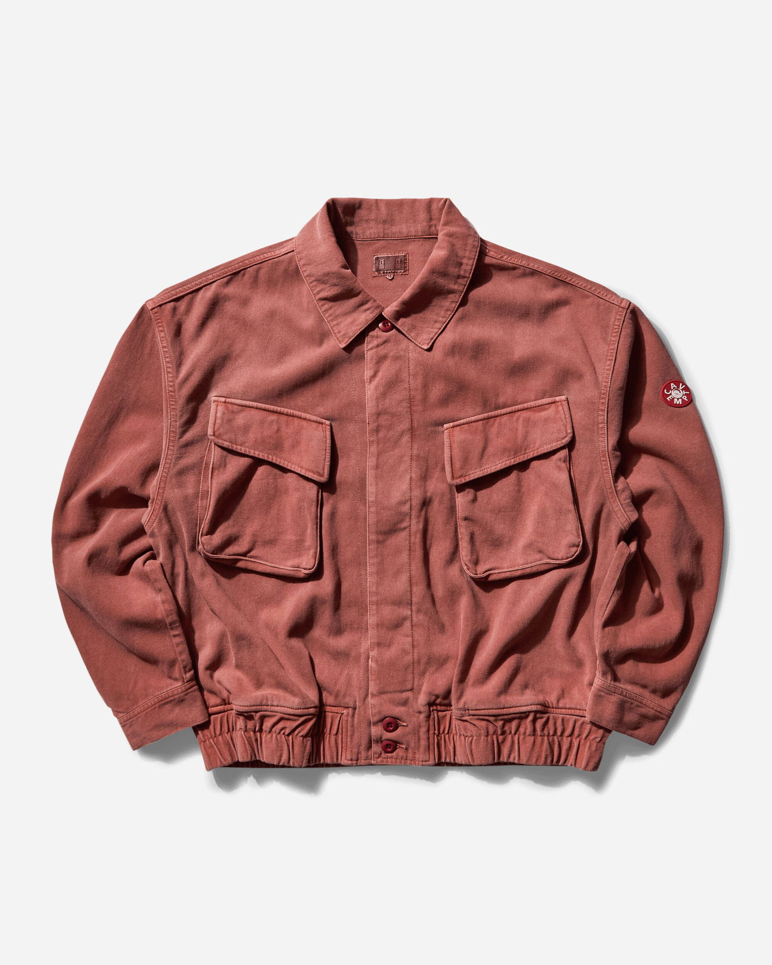 Яке бомбър Cav Empt Overdye Button Jacket Червено | CES26JK19 001, 1