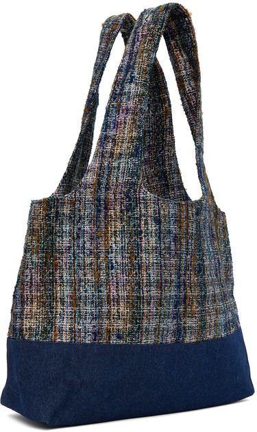 Голяма пазарска чанта Anna Sui Anna Sui Tweed & Denim Tote Многоцветен | 1024B90,, 1