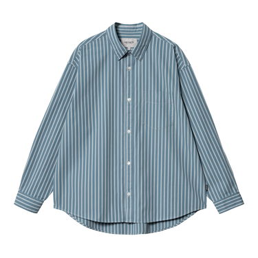 Риза Carhartt WIP Ligety Shirt Синьо | I032901_1XU_XX, 1