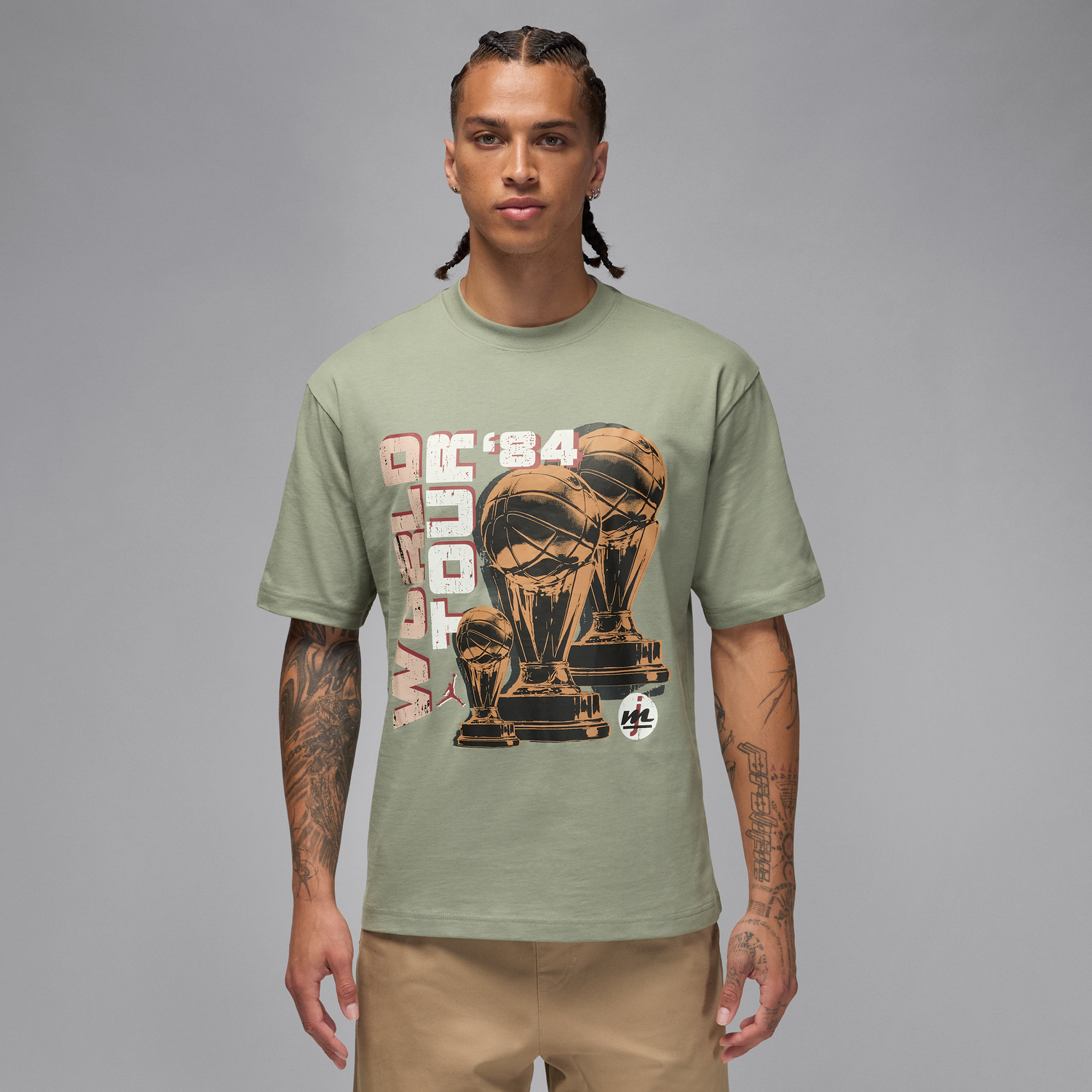 Тениска Jordan Jordan Cotton Graphic T-Shirt Зелено | HV3899-371, 0