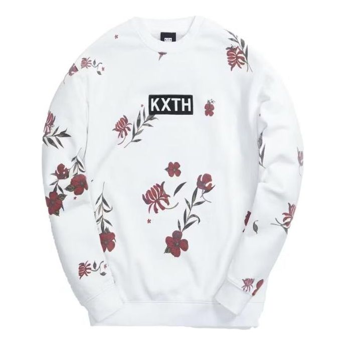 Пуловер KITH Summer Floral Crewneck Бяло | KH2703-101
