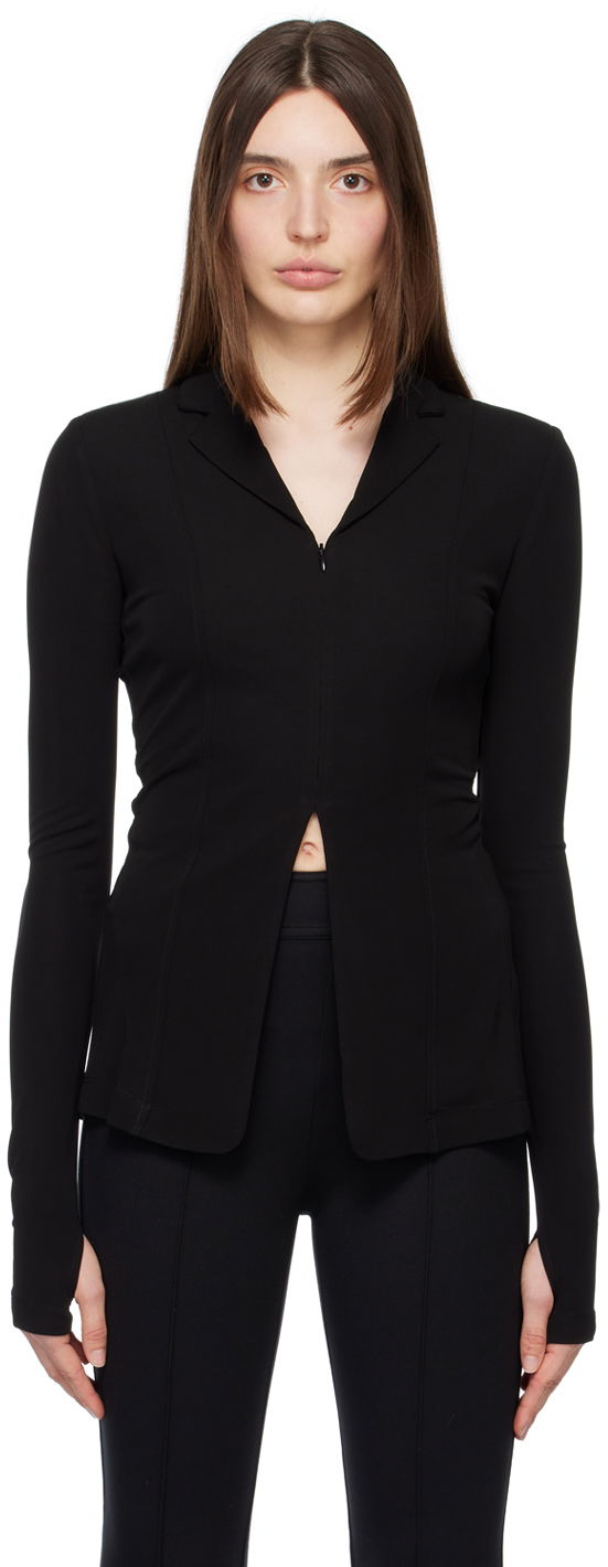 Риза Helmut Lang Helmut Lang Women's Blazer Shirt Черно | M10HW507