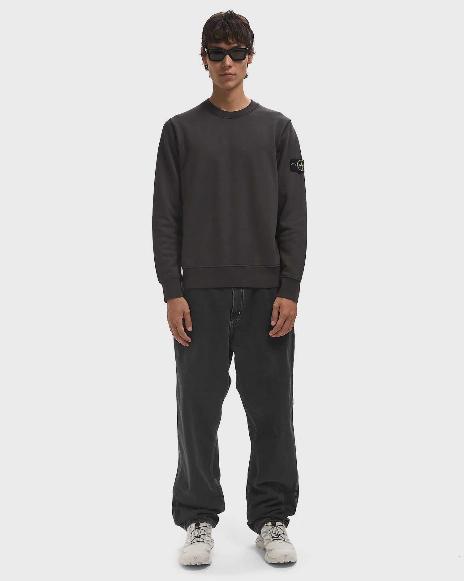 Суитчър Stone Island Stone Island Crewneck Sweatshirt Черно | K2S156100060S0051.V0062, 1