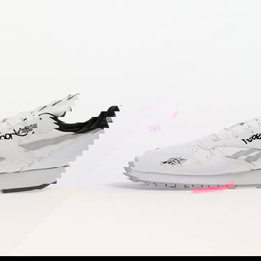 Кецове и обувки Reebok Classic Leather Ftw White/ Core Black/ Vector Red Бяло | 100075003, 0