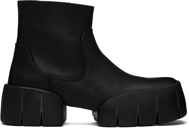 D-Tex Chunky Platform Ankle Boots