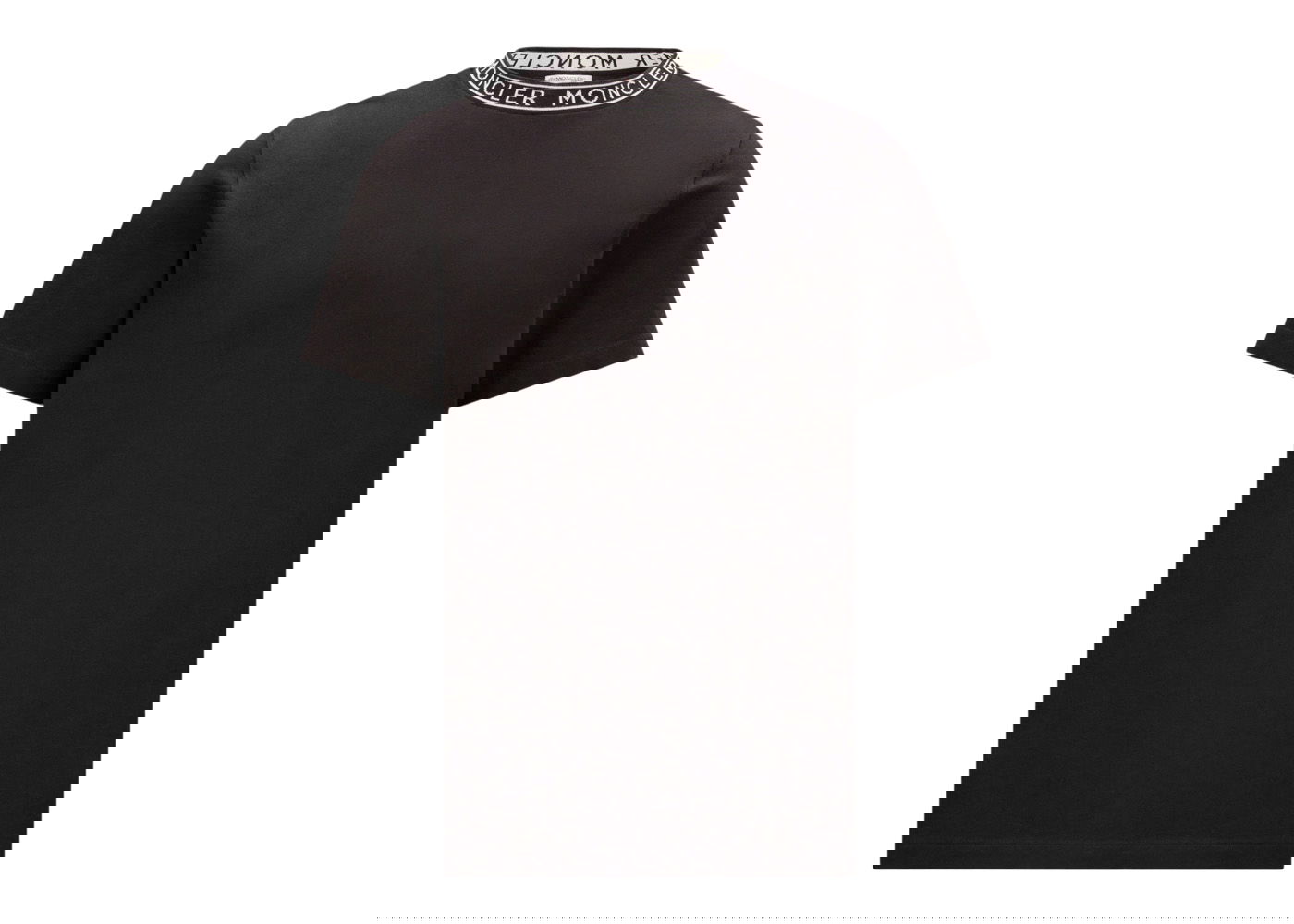 Тениска Moncler Logo Collar T-Shirt Черно | I10918C000128390T999, 0