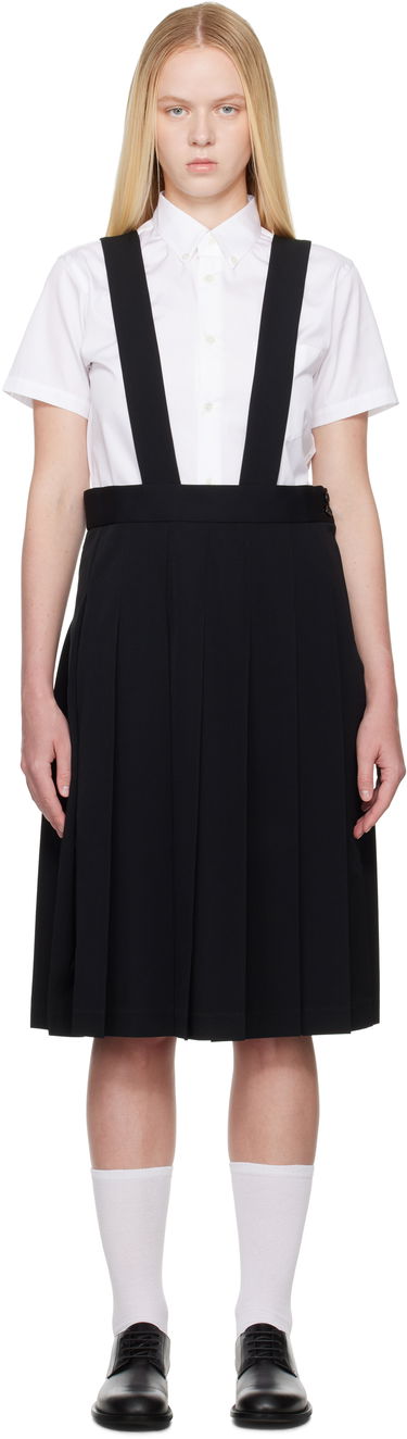 Пола Comme des Garçons Girl Pleated Pinafore Midi Skirt Черно | NZ-A007-051-1, 0