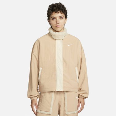 Яке Nike Sportswear Essential Woven Fleece-Lined Jacket Бежово | DQ6846-200, 0