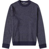 Пуловер Patagonia Recycled Wool Crewneck Тъмно синьо | 50655-CNY, 1