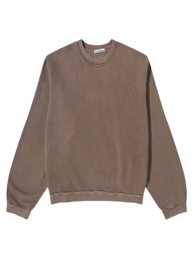 Суитчър Acne Studios Fester Vintage Crew Sweat Dark Brown Кафяво | CI0137-ADM