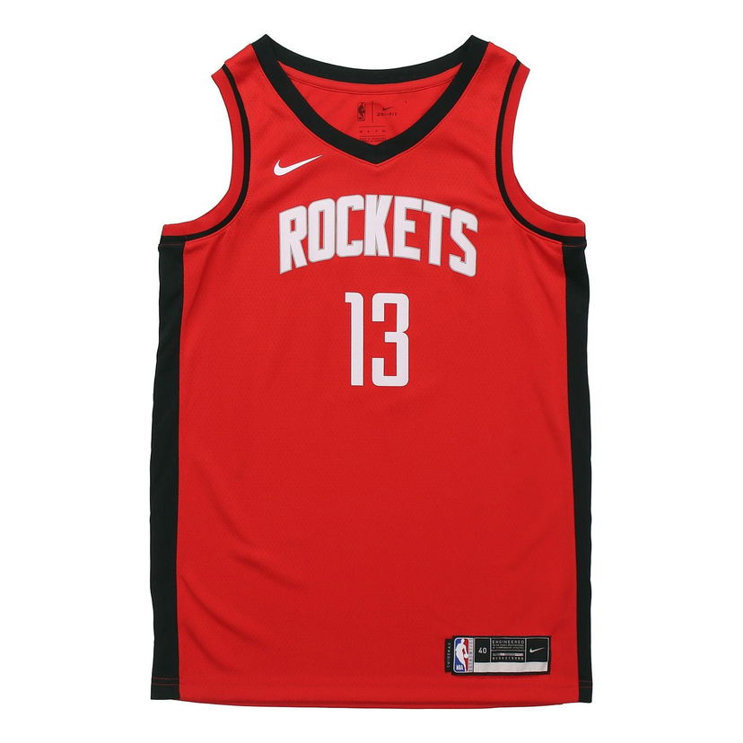 Фланелка Nike Houston Rockets James Harden Icon Edition 2020 Swingman Jersey Червено | CW3666-665