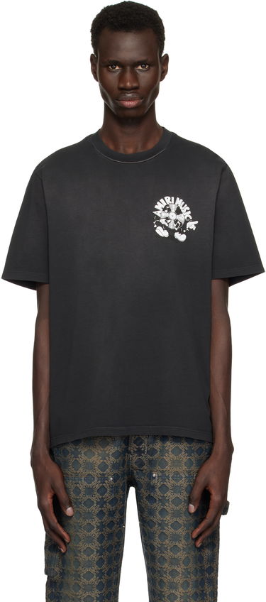 Тениска AMIRI Amiri Music Record T-Shirt Черно | AMJYTE1168, 0