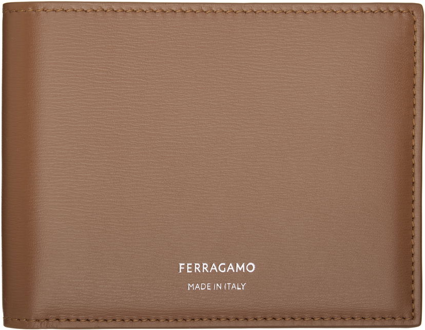 Портфейл FERRAGAMO Classic Leather Wallet Кафяво | 784533