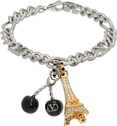 Гривна Valentino Valentino Garavani Chez Valentino Eiffel Tower Charm Bracelet Металик | 7Y2J0AL3VTI, 0
