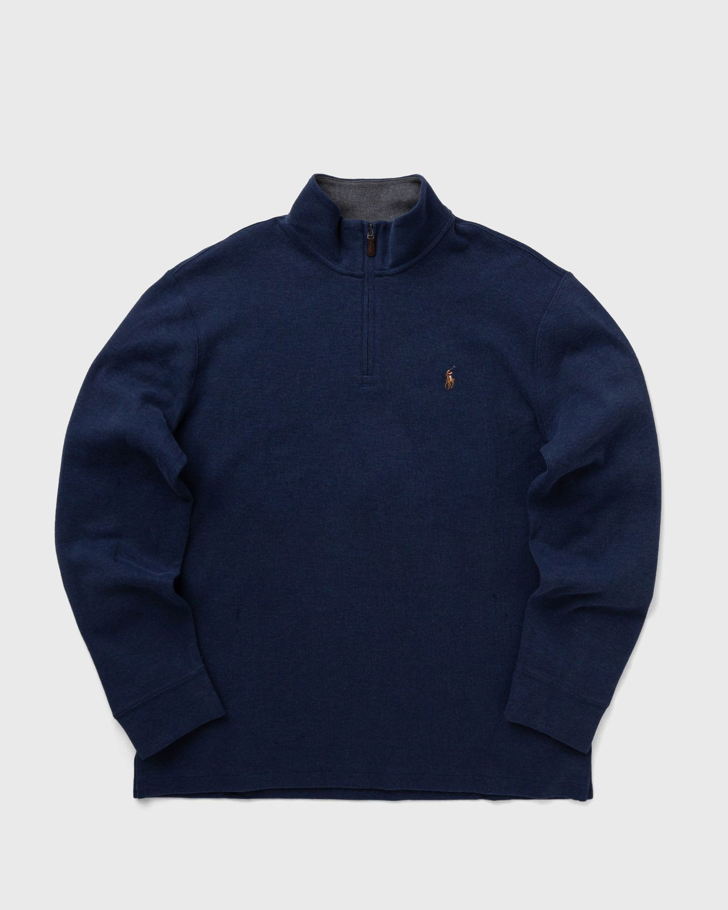 Поло тениска Polo by Ralph Lauren LONG SLEEVE-HALF ZIP Тъмно синьо | 710877001014, 0