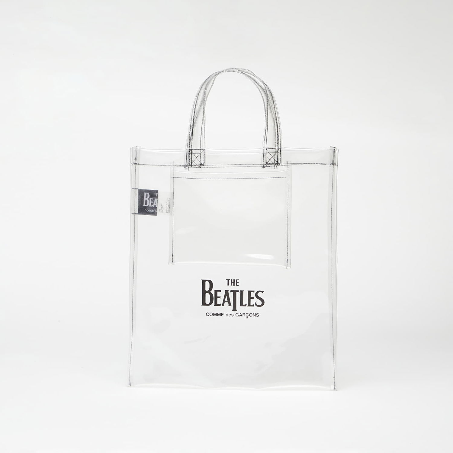 Голяма пазарска чанта Comme des Garçons The Beatles x Shopper Bag Clear Бяло | VZK249 clear, 0