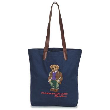 Голяма пазарска чанта Polo by Ralph Lauren Shopper Tote Bag Тъмно синьо | 405914156001, 0