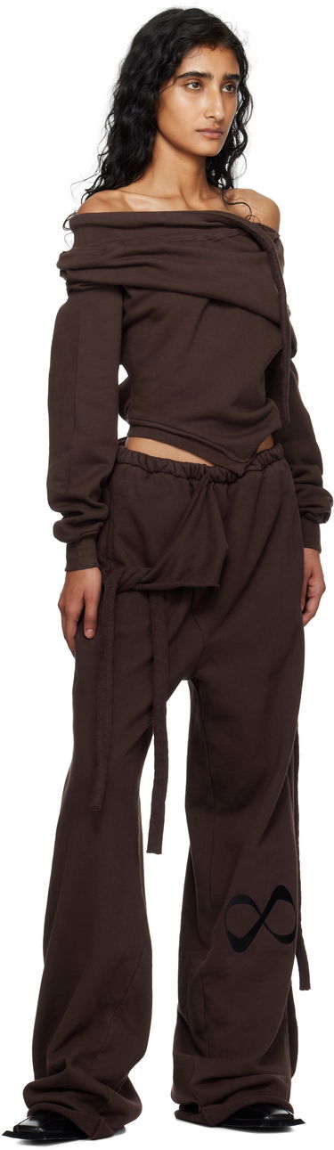 Спортни панталони Ottolinger Ottolinger Otto Wrap Sweatpants Кафяво | 115-201015-02, 3