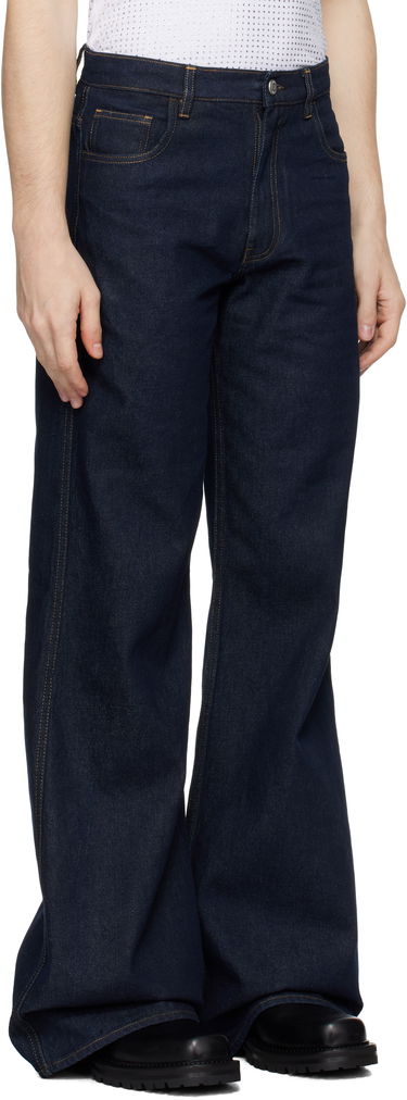 Дънки Coperni Coperni Wide Leg Jeans Синьо | COPP95F2013MEN, 1