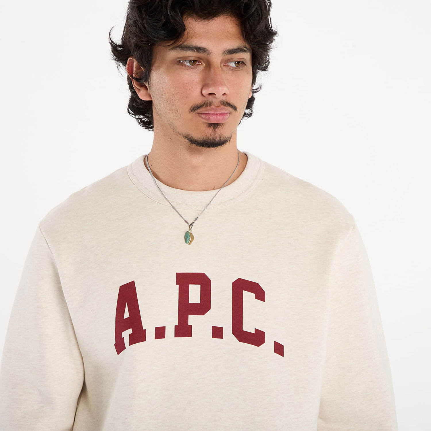 Суитчър A.P.C. A.P.C. Harris Sweatshirt XXL Бежово | COHBR-H37012 APG, 1