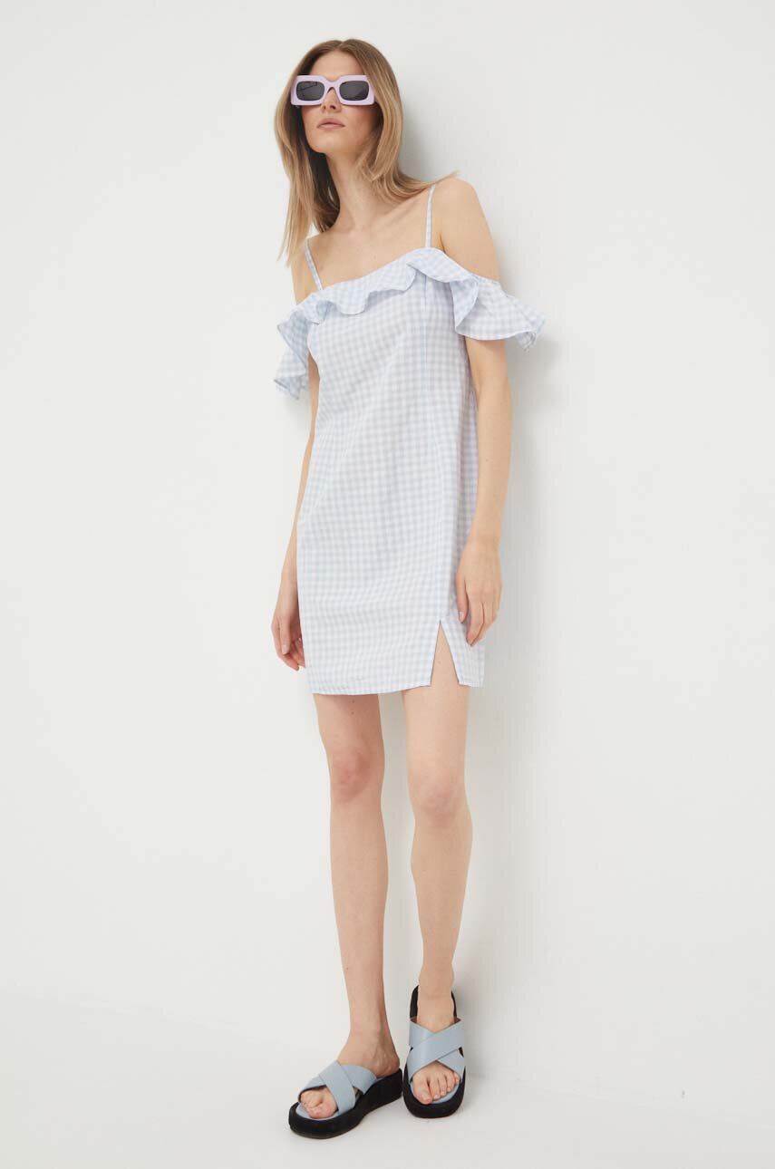 Pокля United Colors of Benetton Dress Синьо | 4YCNDV04V.913, 0