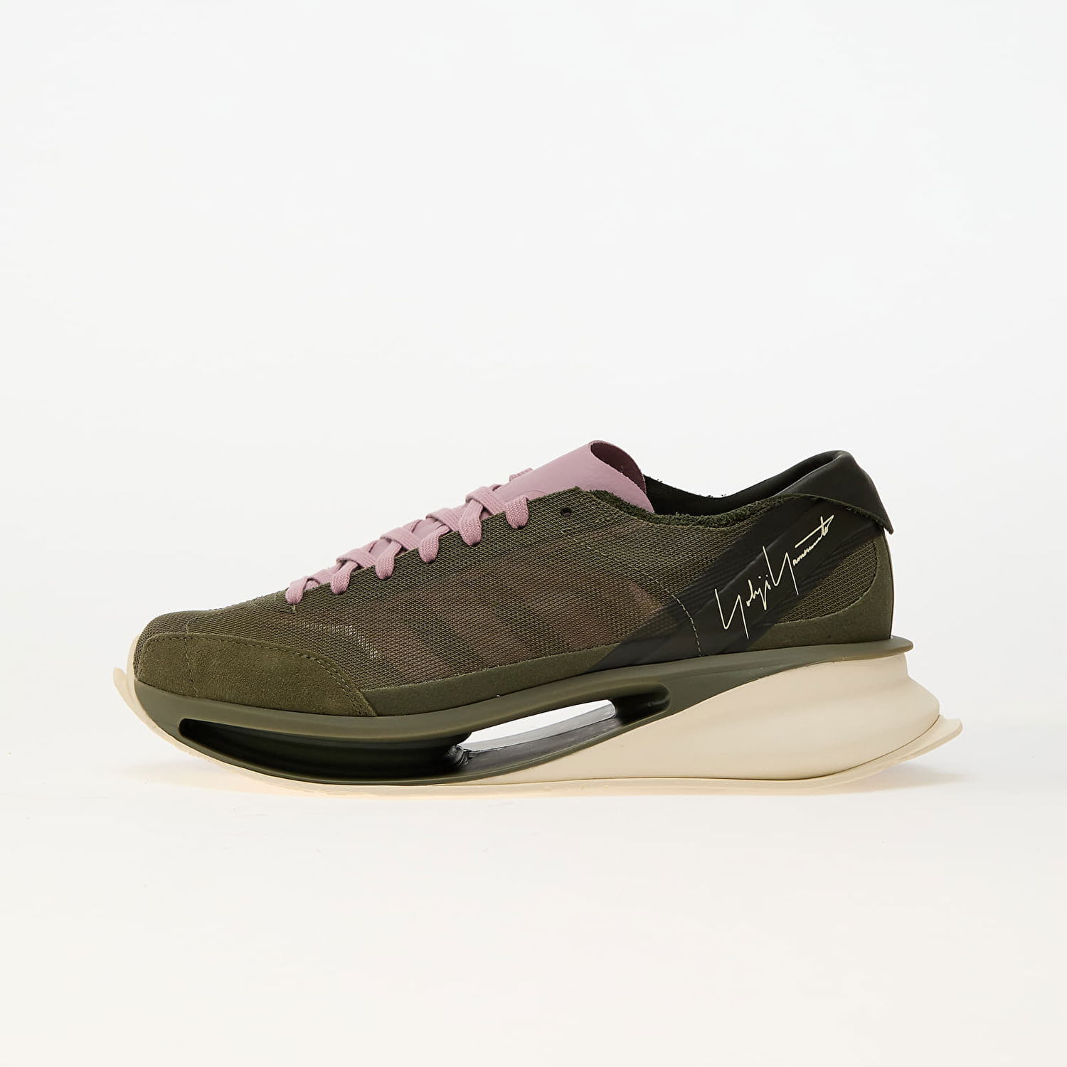 Кецове и обувки Y-3 S-Gendo Run Olive Strada/ Night Cargo/ Magenta Зелено | IH5769, 0