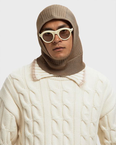 Шапка Lacoste Lacoste Ribbed Knit Balaclava Кафяво | RB3788-52I, 2