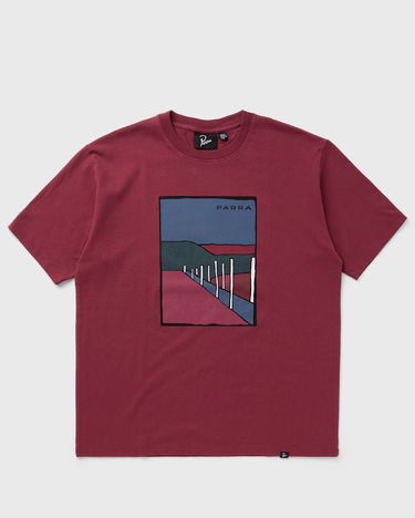 Тениска By Parra Parra Beach Parking Graphic T-Shirt Червено | 54205, 2