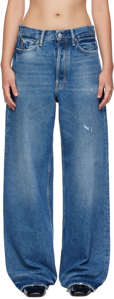 Дънки Acne Studios Acne Studios Loose-Fit 1981 Jeans Синьо | C00087-, 0