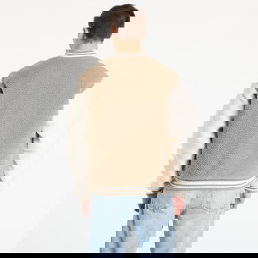 Яке бомбър Urban Classics Teddy College Jacket Dark Taupe Бежово | TB7943-01279, 3