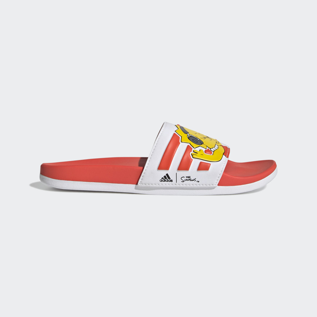 Кецове и обувки adidas Originals Adilette x The Simpsons Червено | GV7251, 0